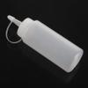 ISKDJBJG 3X Plastic Squeeze Bottle Condiment Dispenser White 6 Ounces view 4