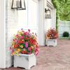 Generisk Artificial Violet Flowers, UV-Resistant Outdoor Bouquets with Stakes, 22.05 x 15.75 x 22.05 in view 3