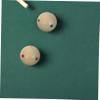 White Billiard Balls, 2 Pieces, with Six Spots, Resin Training Balls view 4