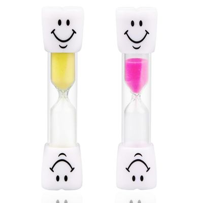 UYVPAER 2-Pack Smiley Hourglass Timer