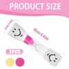 UYVPAER 2-Pack Smiley Hourglass Timer view 2