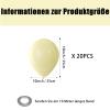 Gleemix 20 Pack Yellow Macaron Balloons view 2