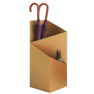7LiuYueFei6 Modern Iron Umbrella Stand for the Home Office, Waterproof with Drip Tray, Double-Layer Umbrella Organizer (Red) (Yellow)