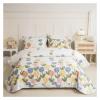 Waterproof Mattress Cover, Breathable Cotton Mattress Pad and Plaid Bedspread for Double Beds (T view 1