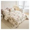 Waterproof Mattress Cover, Breathable Cotton Mattress Pad and Plaid Bedspread for Double Beds (T view 2
