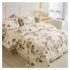 Waterproof Mattress Cover, Breathable Cotton Mattress Pad and Plaid Bedspread for Double Beds (T view 3