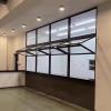 Tempered Glass Folding Service Window for Food Trucks, Aluminum Alloy Concession Window with Lock (30 x 38 in) view 2
