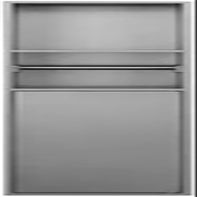 Stainless Steel Toilet Brush Cabinet with Shower Niche, Gray
