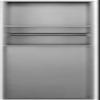 Stainless Steel Toilet Brush Cabinet with Shower Niche, Gray view 1