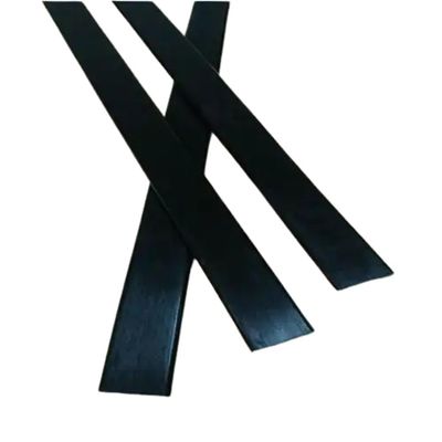 4 High-Strength Square Fiberglass Rods, 0.5 m, Flat Pultruded Strips, 6 x 30 x 500 mm