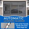 Magnetic Fly Screen Door Curtain 313 x 350 cm, No Drilling, Stronger Magnets, Black view 4