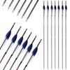 PHILOCS 12-Piece Blue-White Gradient Turkey Feather Arrows, 4.2 mm ID, Spine 1800, 32 in view 4
