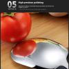 Big Serving Spoon - Extra Large Rice Spoon, Metal Kitchen Utensil view 4