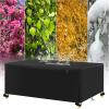 AJALGZ Outdoor Furniture Cover 110 x 63 x 28 in, 420D Oxford Fabric, Waterproof, Black view 1