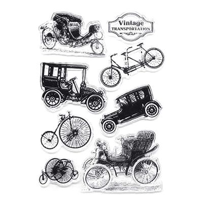Auto Bicycle Silicone Clear Seal Stamp