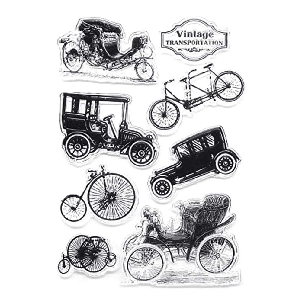 Auto Bicycle Silicone Clear Seal Stamp