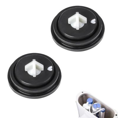 Toilet Tank Fill Valve Diaphragm Seals, 2-Pack, Black
