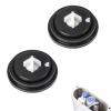 Toilet Tank Fill Valve Diaphragm Seals, 2-Pack, Black view 1