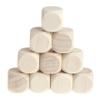 Klaisy 10 Pcs Blank Wooden Cubes view 1