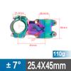 MTB Bicycle Stem, 7° Rise, 45 mm, 25.4/31.8 mm Handlebar Clamp view 2