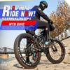 Kcolic 26-Inch Adult Mountain Fat Bike, 21-Speed, Full Suspension, Dual Disc Brakes view 3
