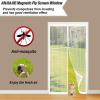 Magnetic Fly Screen Door 158 x 232 cm, Stronger Magnets, No Drilling, White view 4