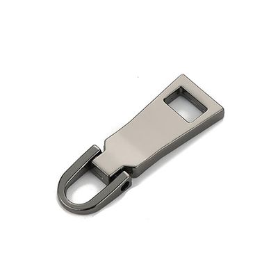 Zipper Repair Kit, Zinc Alloy, Removable Slider, Pull Fix Kit (L, Black)