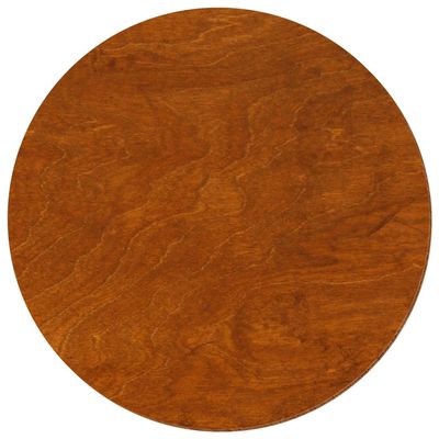 Wood Circles for Décor and Crafts, 3–50 cm, Double-Sided Rum-Finish, 3 mm Birch Plywood, 17 cm, 1 Piece