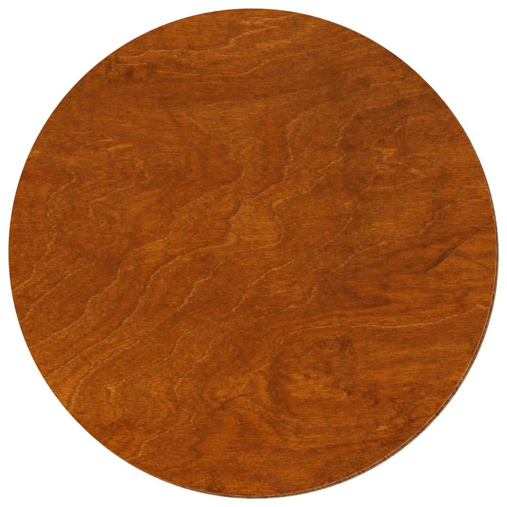 Wood Circles for Décor and Crafts, 3–50 cm, Double-Sided Rum-Finish, 3 mm Birch Plywood, 17 cm, 1 Piece