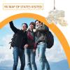 Wooden Travel Map Ornament view 3
