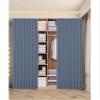Generico Blackout Curtains for Open Closet Doors, Blue, 225 x 240 cm view 1