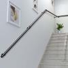 Industrial Stair Handrail, Wall-Mounted Wrought-Iron Support Rail, 30–600 cm (200 cm) view 1