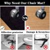 Gaming Chair Floor Protection Mat, 70 x 100 cm view 4