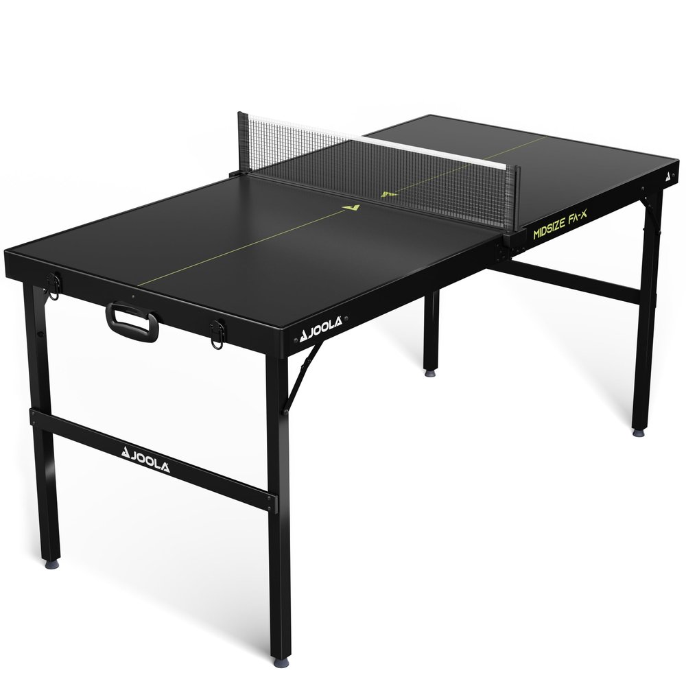JOOLA Midsize FA-X Table Tennis Table – Compact Indoor Table with Suitcase-Style Design