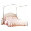 HUWOYG Stainless Steel Canopy Frame for Four-Post Beds, 2.0 x 2.2 m, No Mosquito Net view 1