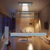Electric Aluminum Ceiling-Mounted Clothes Dryer with Remote view 2