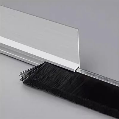 Generic Type F Door Draft Stopper, Aluminum Base with Brush, 100 cm (4.5 cm)