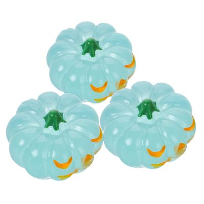 Gatuida 3-Piece Mini Pumpkins for Crafting and Halloween Decorations