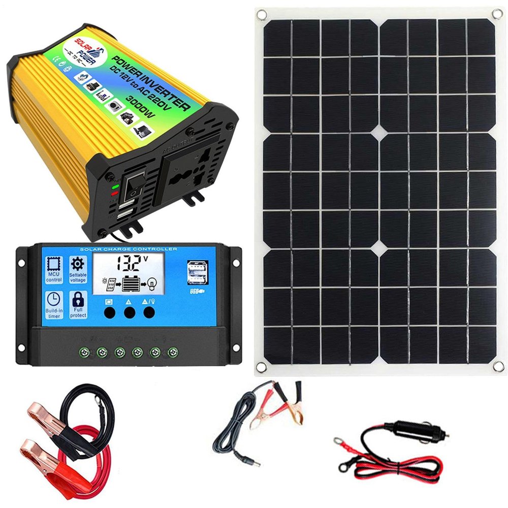 Solar Power System with USB Inverter and Controller