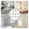Generic Adhesive Wall Hooks - 10 Pack Heart-Shaped Hooks for Towel and Coat Hanging view 4