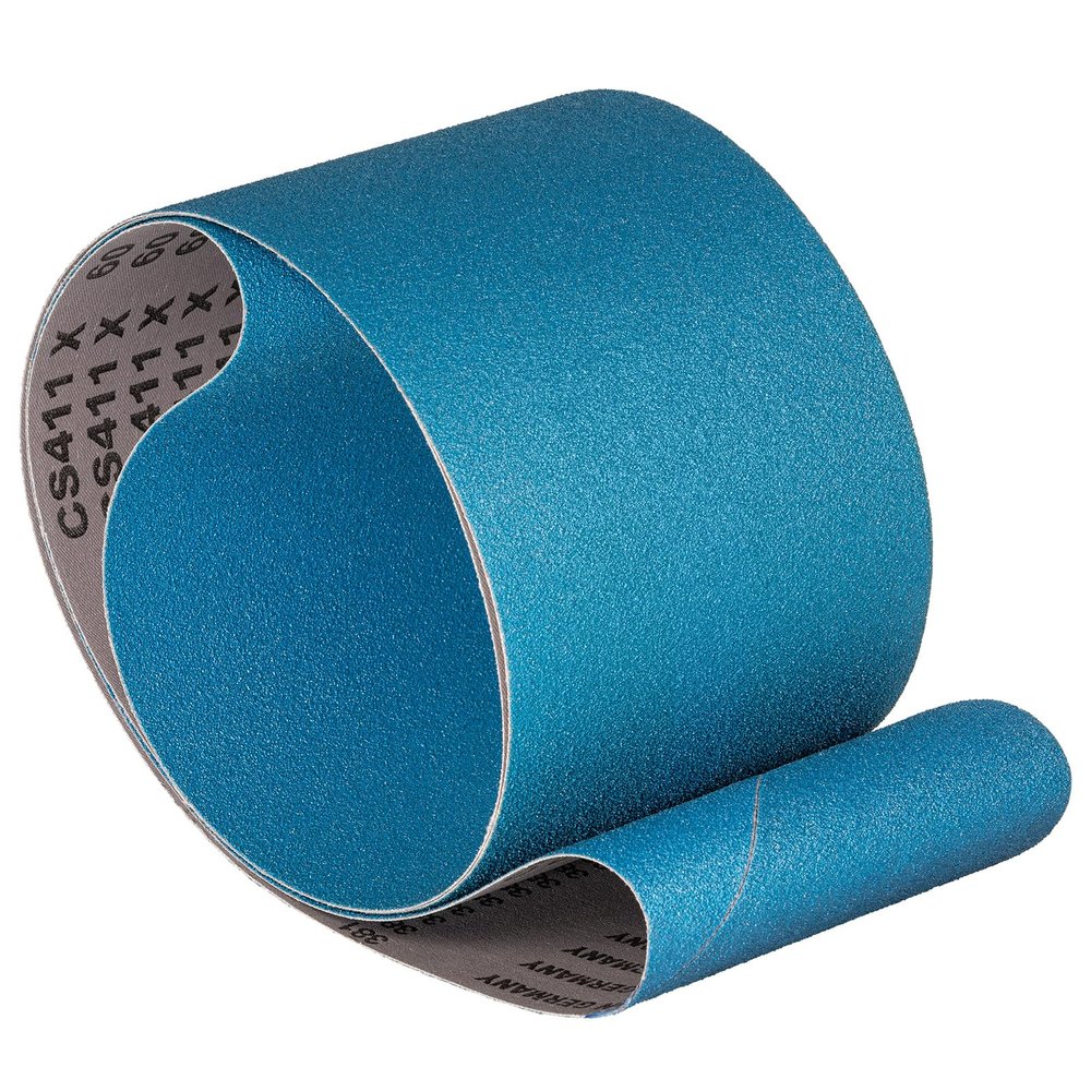 Klingspor CS 411 X Zirconia Sanding Belts, 150 x 1220 mm, Grit 120, for Metal and Steel