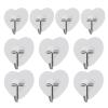 Strong Adhesive Wall Hooks - 10 Pack view 1