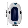 Inflatable PVC Boat, 145 x 91 cm, Foldable, Reinforced Frame view 2