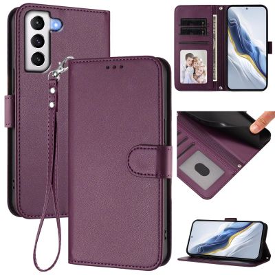 Jiajihua Flip Cover for Samsung Galaxy S21 Plus 5G, Violet