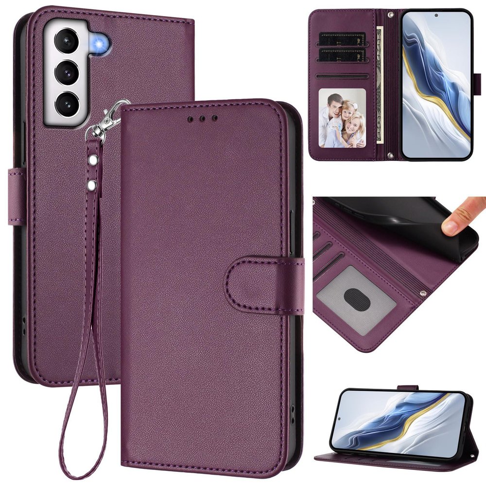 Jiajihua Flip Cover for Samsung Galaxy S21 Plus 5G, Violet