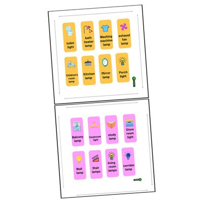 DECOMELODY Glow-in-the-Dark Switch Stickers
