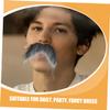 Cabilock 2-Piece Fake Beards for Halloween, Realistic Self-Adhesive Facial Hair for Carnival, Cosplay, and Parties view 3