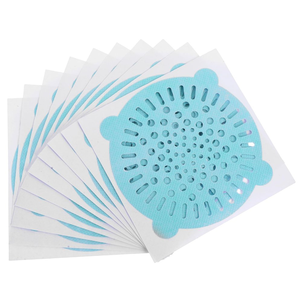 VILLFUL 10-Pack Drain Stickers for Shower and Kitchen