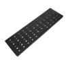 SHINEOFI Heavy-Duty Black Plastic Trench Drain Cover with Non-Slip Grid view 1