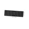 SHINEOFI Heavy-Duty Black Plastic Trench Drain Cover with Non-Slip Grid view 2
